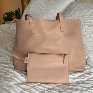 Saint Laurent YSL East West Tote Pale Pink